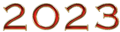 2023 Text Free Transparent PNG PNG Image