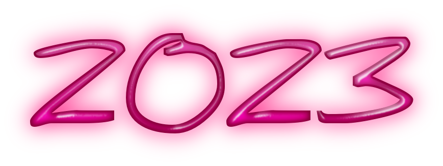 2023 Text Free Transparent PNG PNG Image