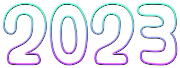 2023 Text Free Transparent PNG PNG Image