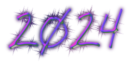 2024 Text Free Transparent PNG PNG Image