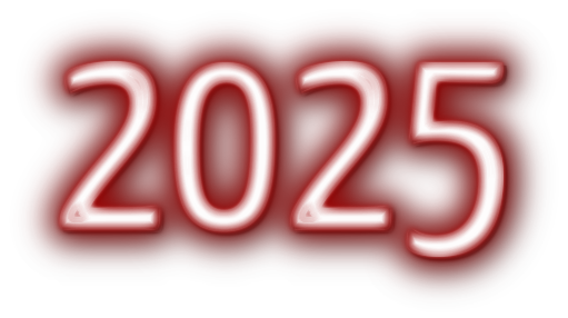 Happy New Year 2025 Bokeh Backdrop PNG Image