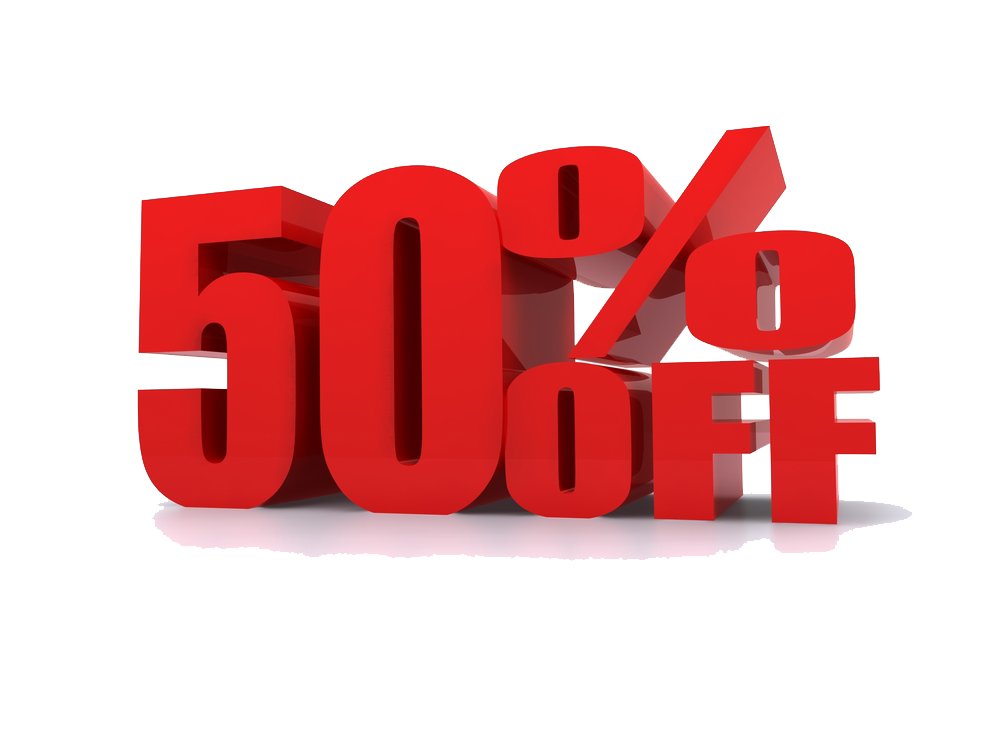 50 percent Off Png Hd PNG Image