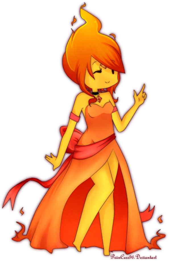 Princess Flame Adventure Time PNG File HD PNG Image