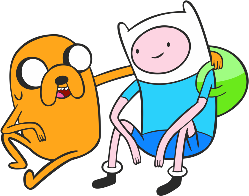 And Jake Adventure Finn Time PNG Image