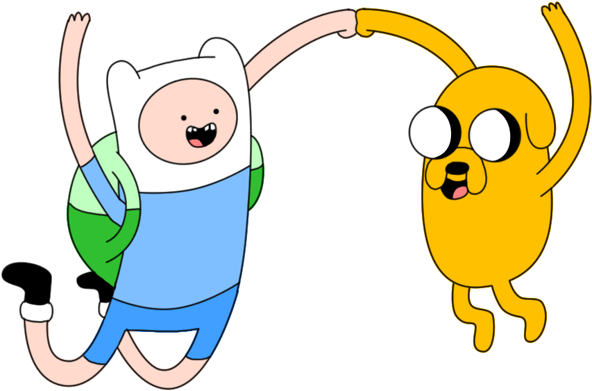 And Jake Adventure Finn Time PNG Image