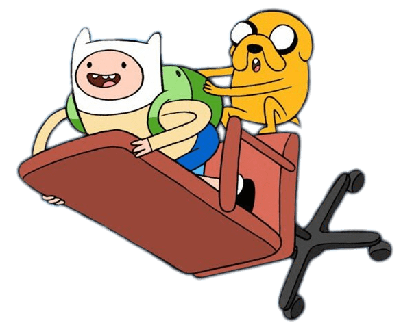 And Jake Adventure Finn Time PNG Image