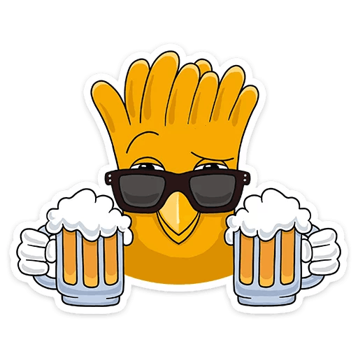 Telegram Sticker Fries French Hamburger Free Transparent Image HQ PNG Image