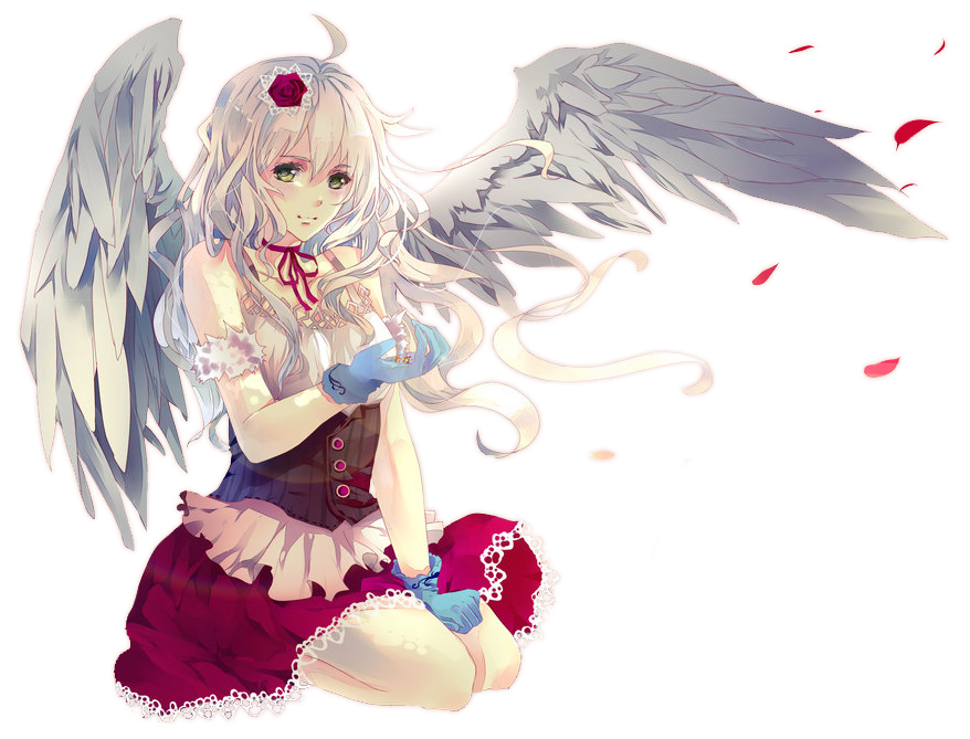 Girl Anime Angel HQ Image Free PNG Image