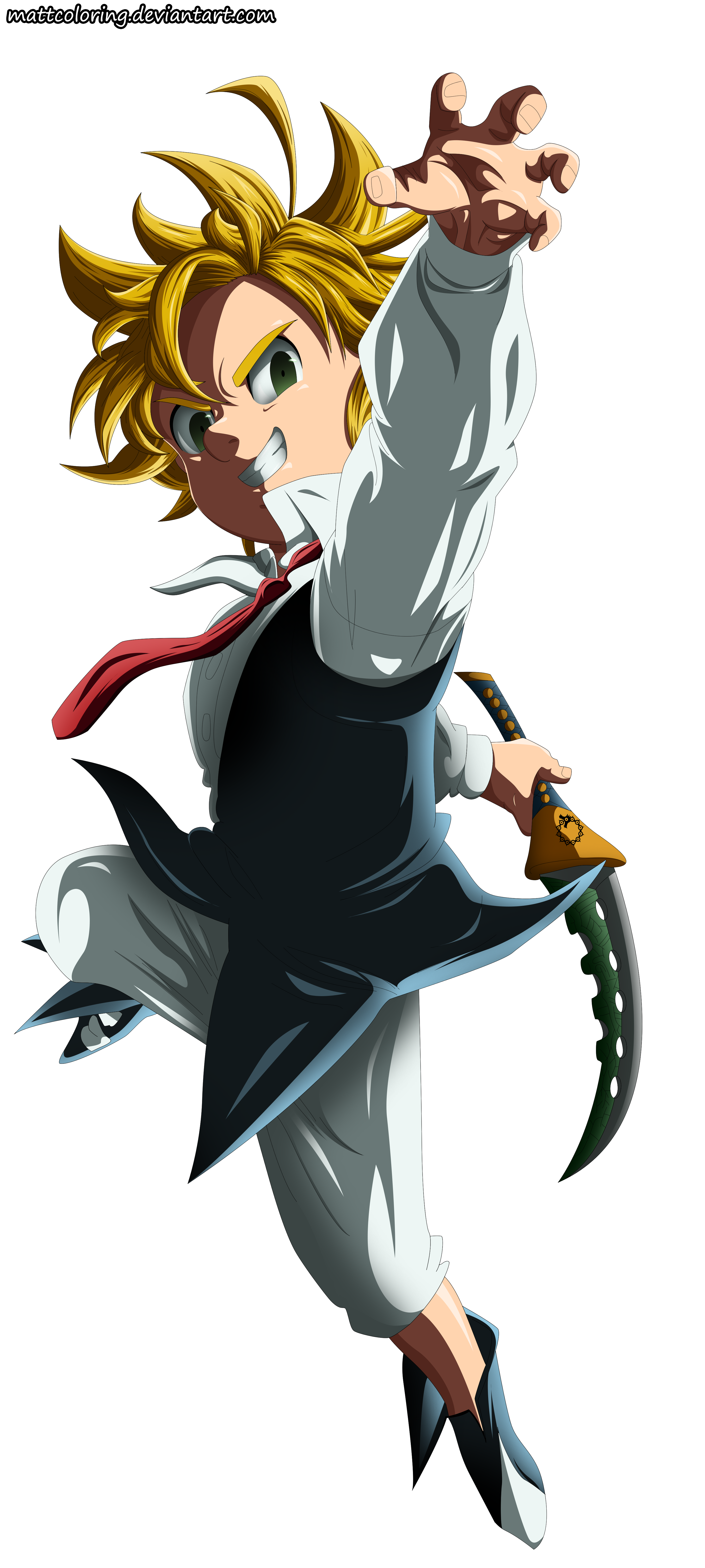 Deadly The Seven Meliodas Sins PNG Image