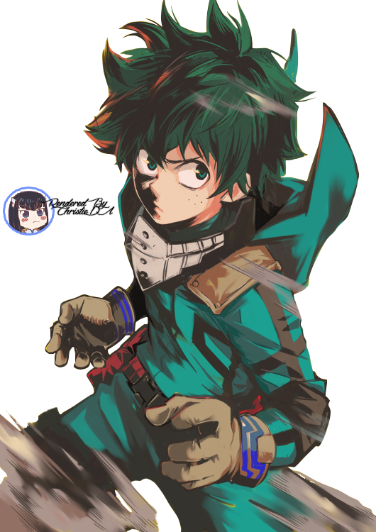 Midoriya Hero Izuku My Academia PNG Image