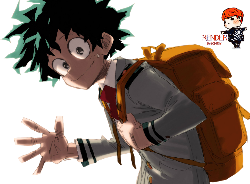 Midoriya Hero Izuku My Academia PNG Image