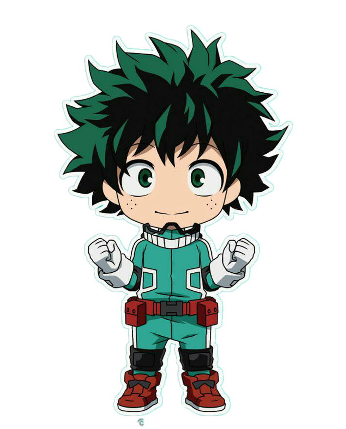 Midoriya Hero Izuku My Academia PNG Image