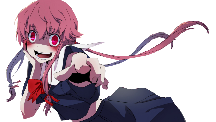 Gasai Anime Female Yuno Free Clipart HD PNG Image