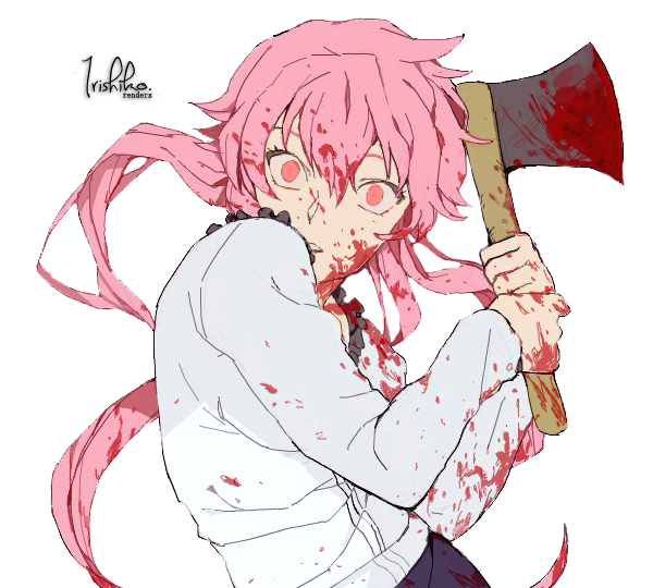 Gasai Pic Anime Female Yuno PNG Image