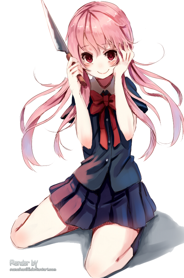 Gasai Yuno Free Photo PNG Image