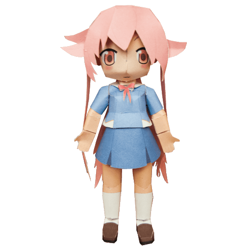 Gasai Yuno Free HD Image PNG Image