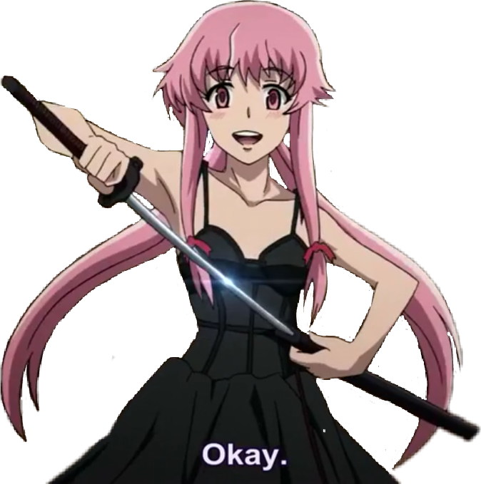 Gasai Yuno PNG Download Free PNG Image