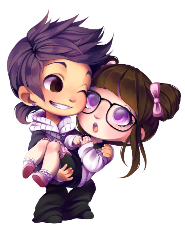 Chibi Images Couple Anime Free HD Image PNG Image