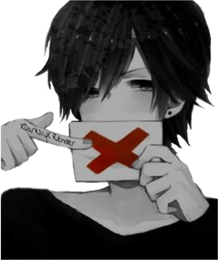 Boy Anime Sad Free PNG HQ PNG Image