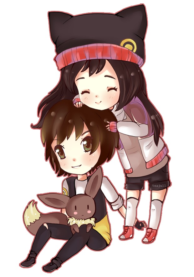 Chibi Couple Anime PNG Image High Quality PNG Image