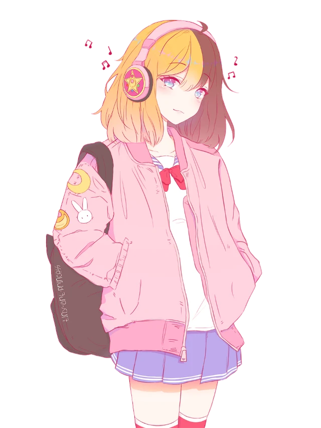 Pastel Girl Anime Download Free Image PNG Image