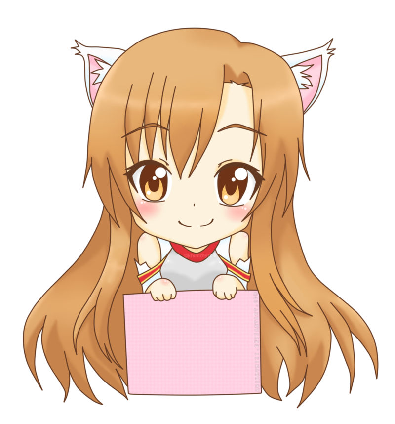 Chibi Asuna Free Photo PNG Image