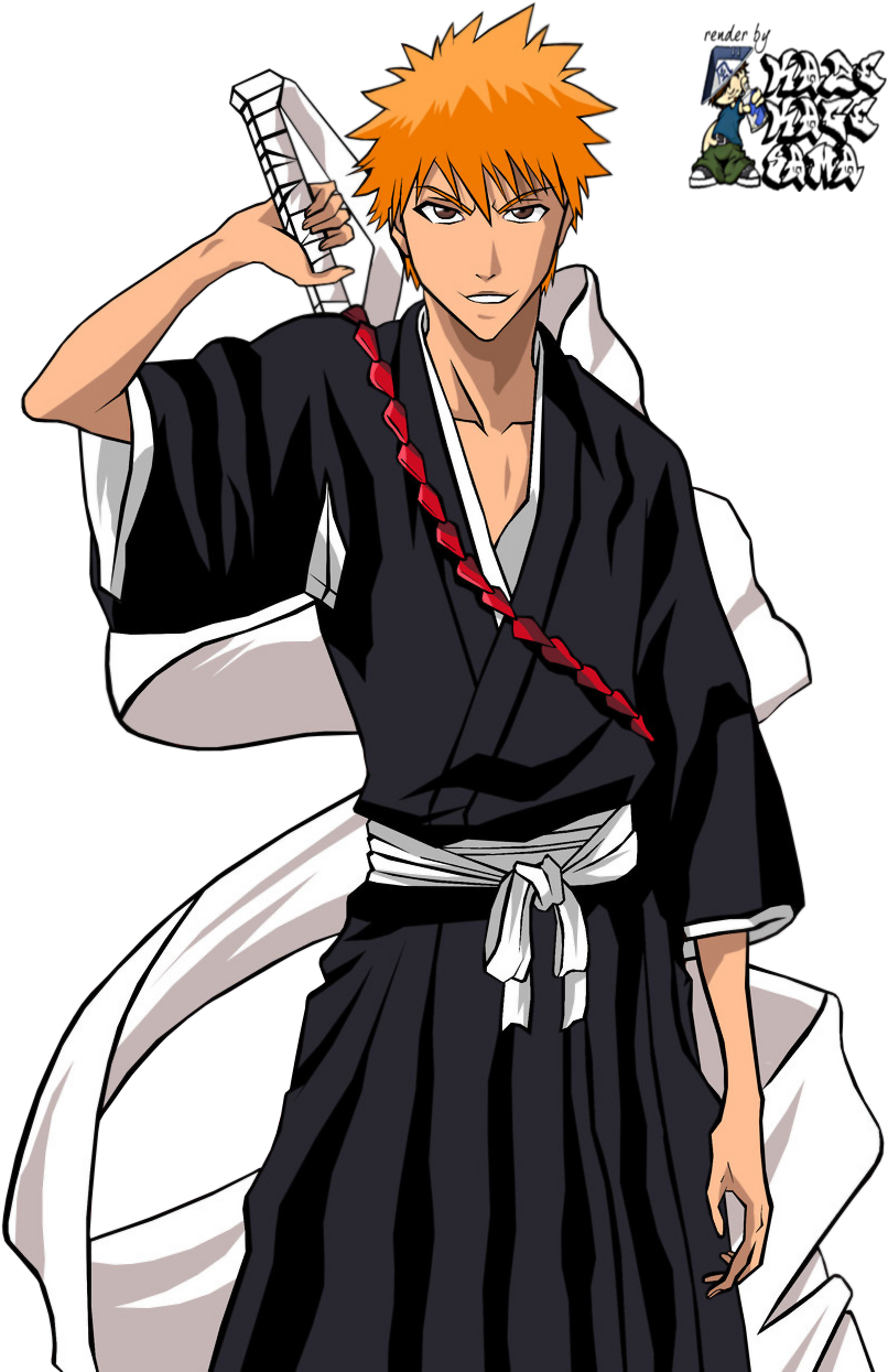 Kurosaki Ichigo Bleach Free Clipart HQ PNG Image