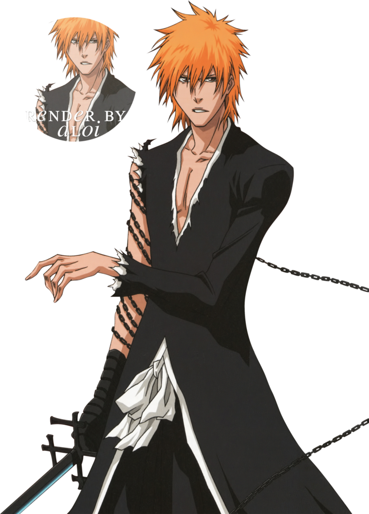 Kurosaki Manga Ichigo Free Photo PNG Image