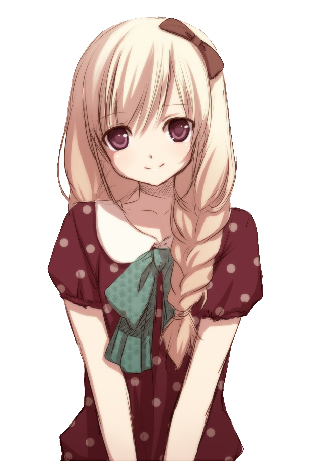 Anime Girl Transparent Image PNG Image