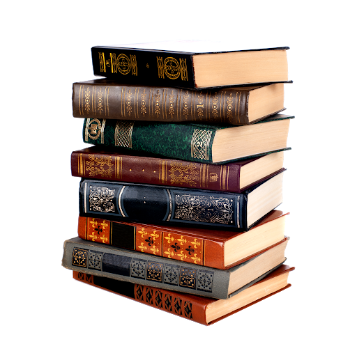 Antique Book Stack Free Clipart HD PNG Image