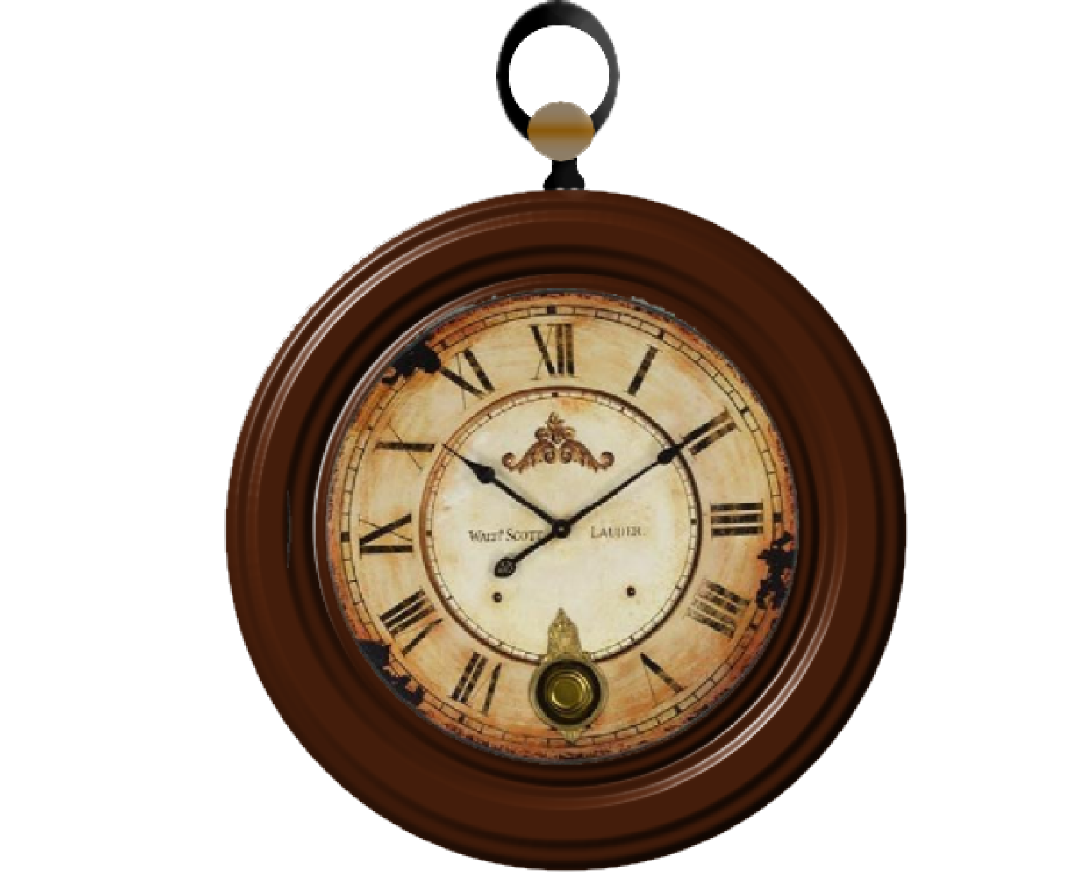 Antique Clock Free Clipart HQ PNG Image