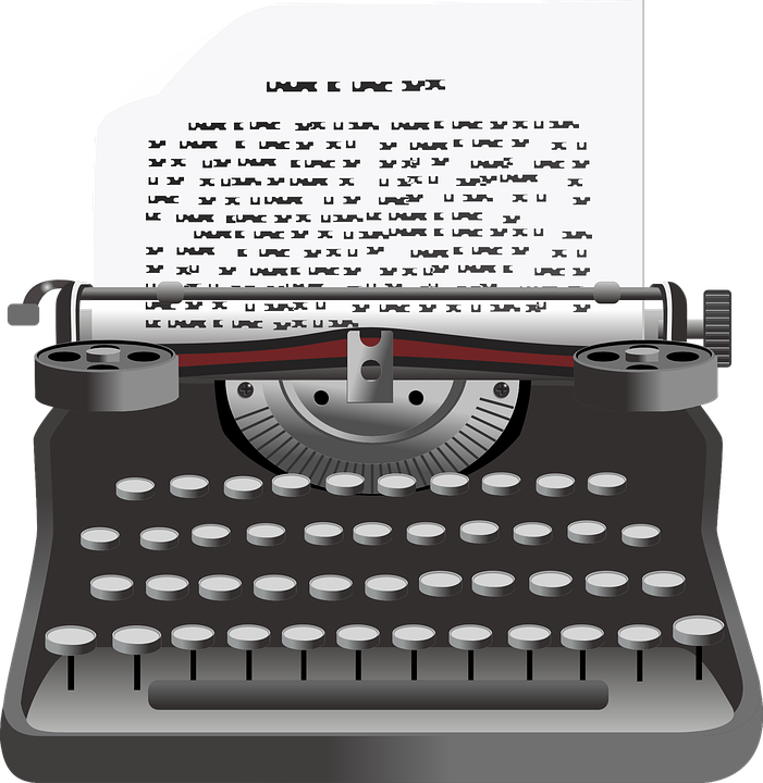 Antique Vector Pic Typewriter Free Transparent Image HQ PNG Image