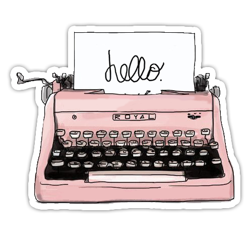 Antique Vector Typewriter HQ Image Free PNG Image