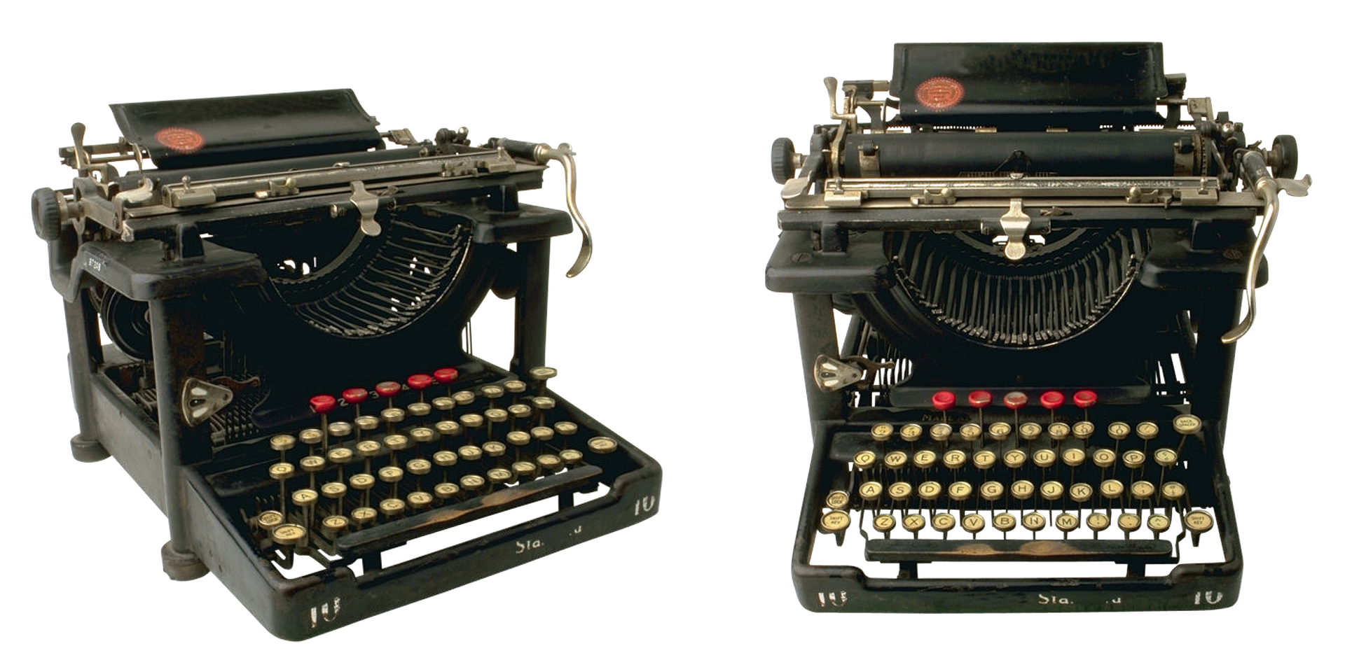 Antique Typewriter Free HD Image PNG Image