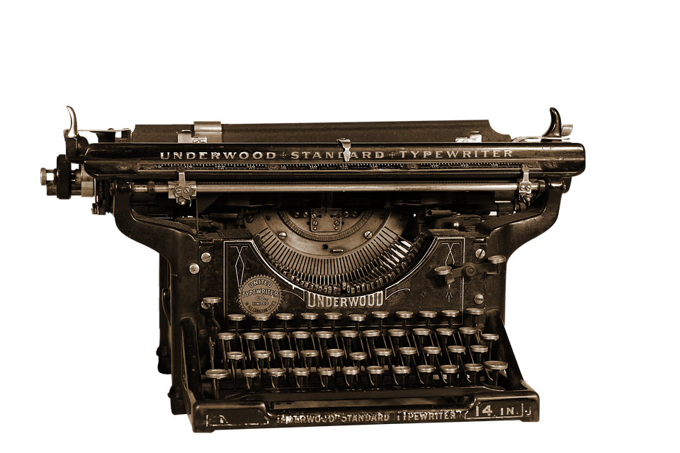 Antique Images Typewriter HD Image Free PNG Image