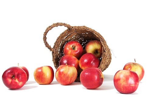 Basket Apple HD Image Free PNG Image