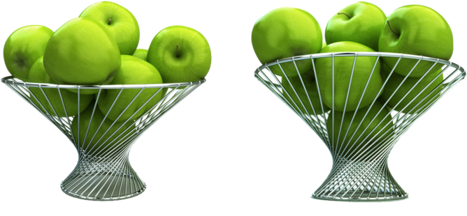 Basket Apple HQ Image Free PNG Image