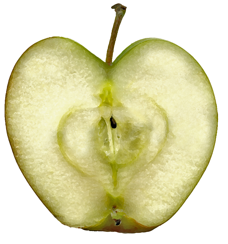 Slice Apple HD Image Free PNG Image