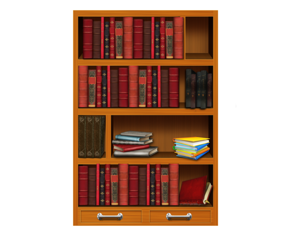 Bookshelf HD HD Image Free PNG PNG Image