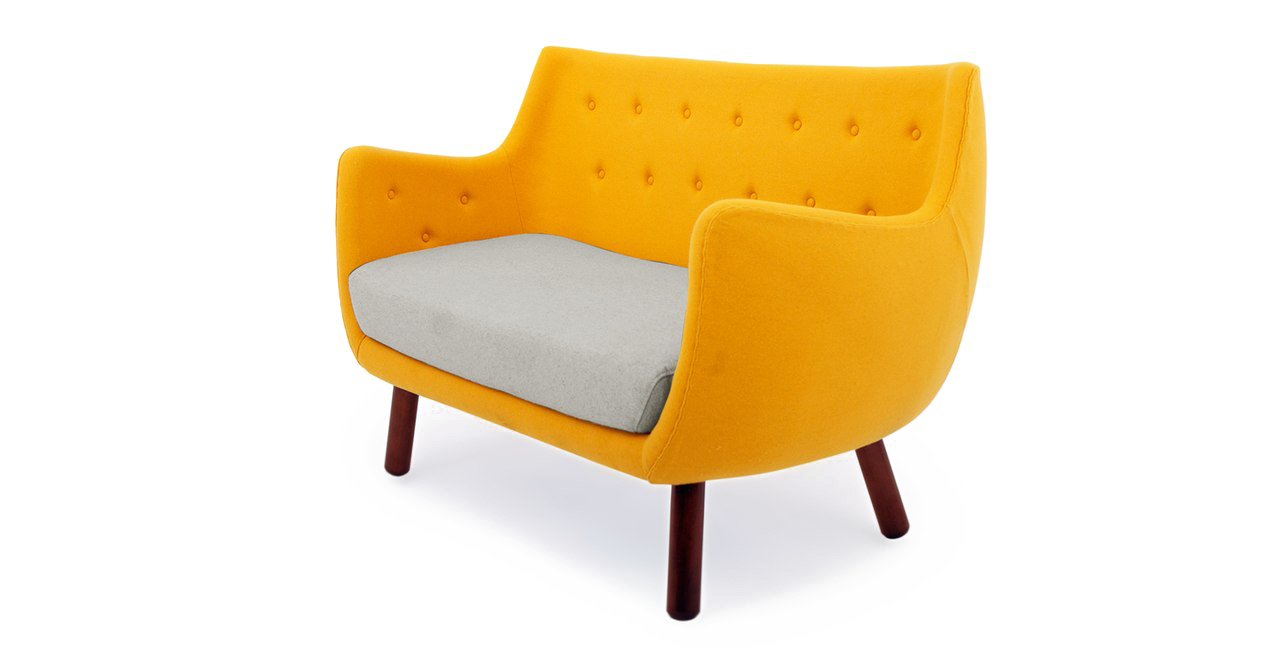 Yellow Sofa Free Photo PNG PNG Image