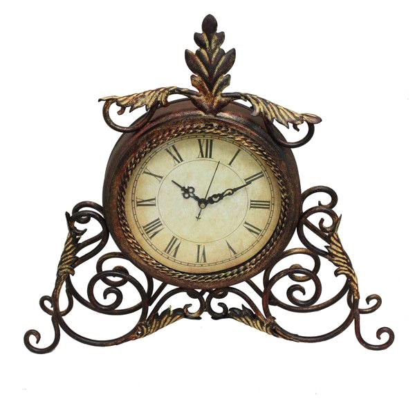 Scroll Shelf Clock Image HD Image Free PNG PNG Image