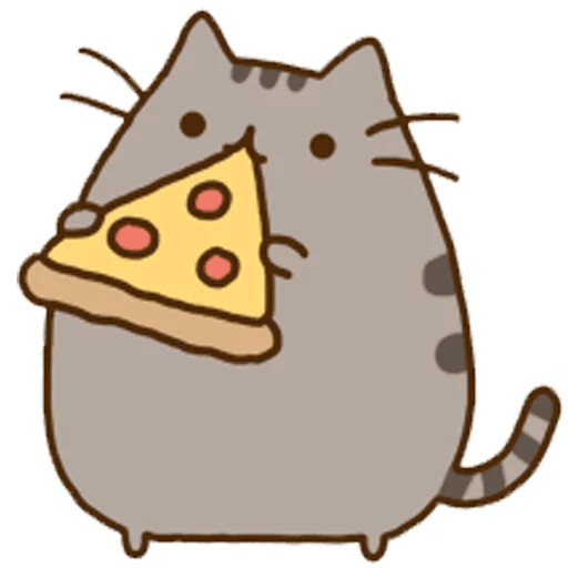 Medium Pusheen Cat Sized To Cats Kitten PNG Image