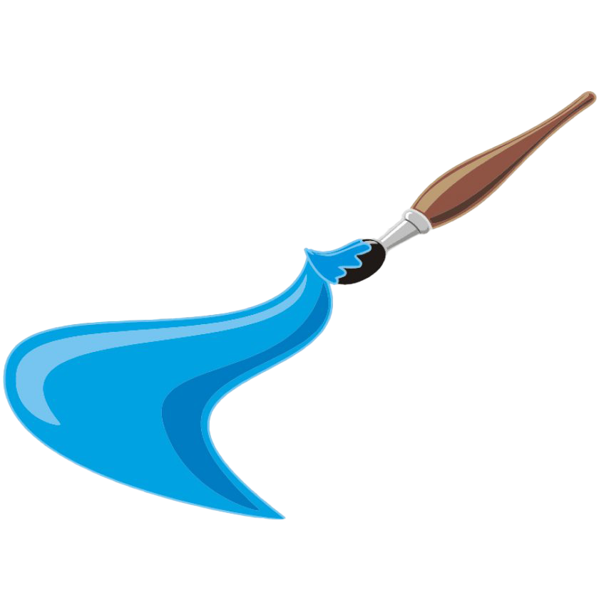 Blue Art Brush PNG File HD PNG Image