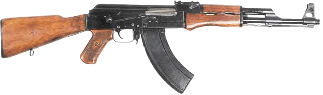 Ak-47 Kalash Russian Assault Rifle Png PNG Image