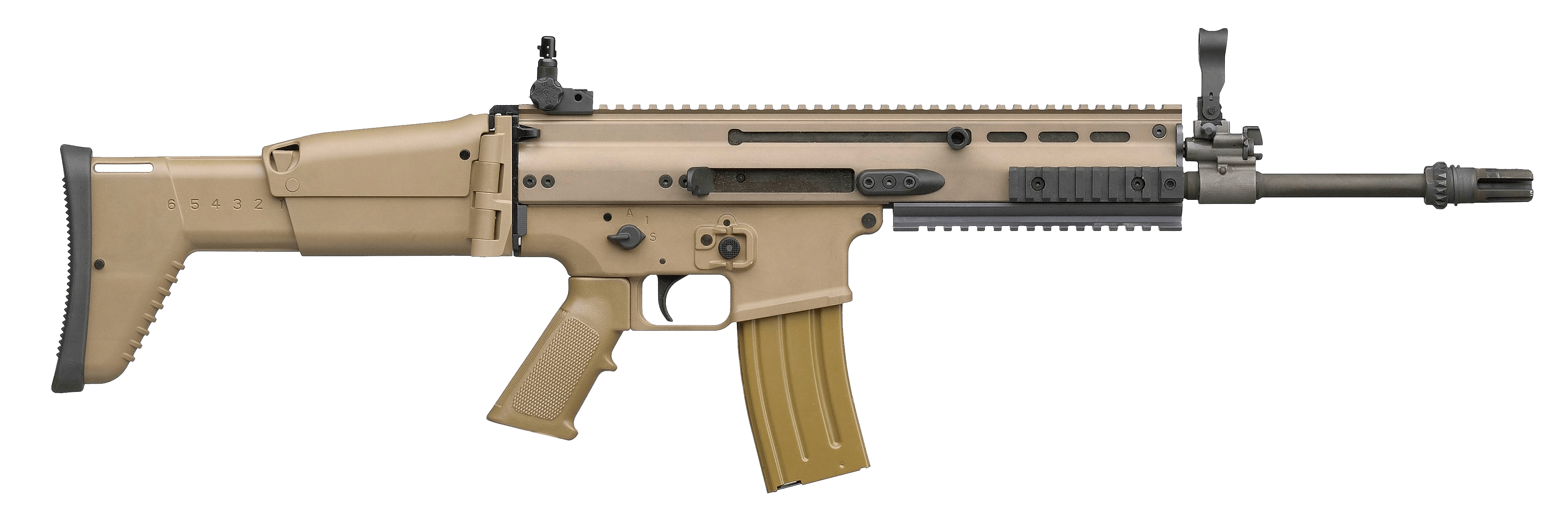 Scar Assault Rifle Png PNG Image