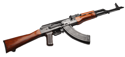 Ak-47 Kalash Russian Assault Rifle Png PNG Image