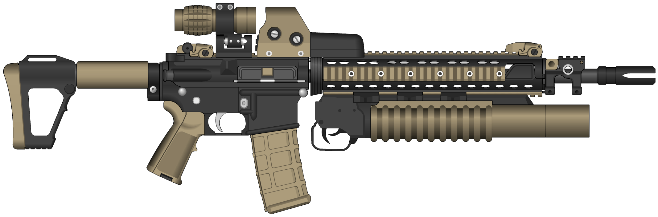 Assault Rifle Png PNG Image