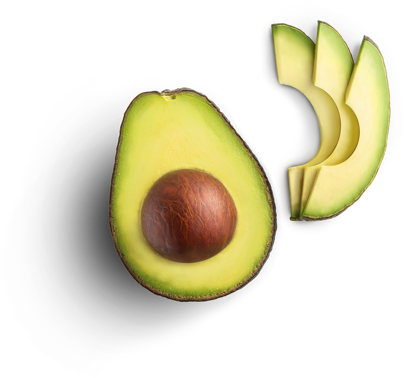 Avocado Half Free HQ Image PNG Image