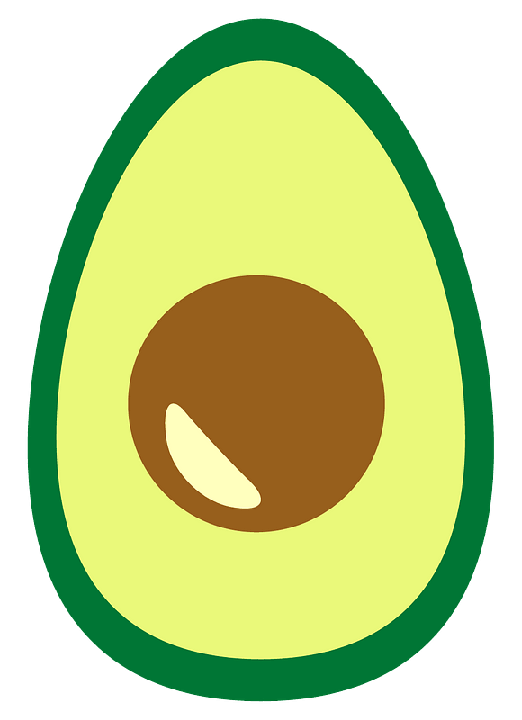 Vector Avocado Free HD Image PNG Image