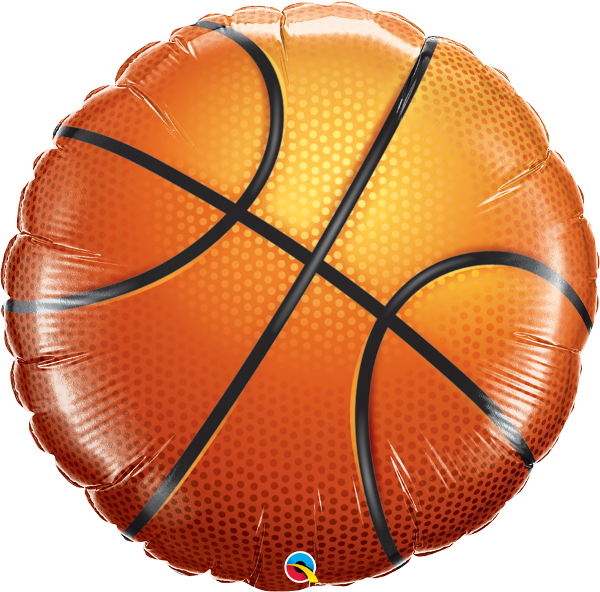 Orange Balloon Pallone Nba Mylar PNG Image High Quality PNG Image